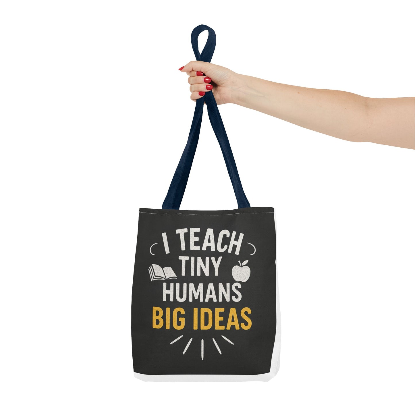 Inspirational Teacher Tote Bag - I Teach Tiny Humans Big Ideas, Perfect for Educators, Back to School, Classroom Essentials, Gifts for [...]