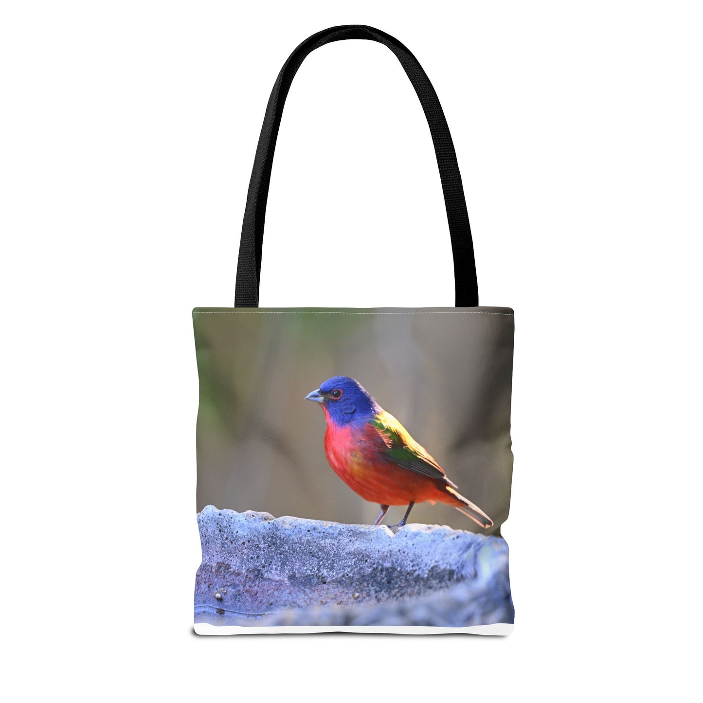 Colorful Bird Be Bold Tote Bag, Eco-Friendly Art Tote, Nature Lover Gift, Inspirational Quote Bag, Everyday Carry-All