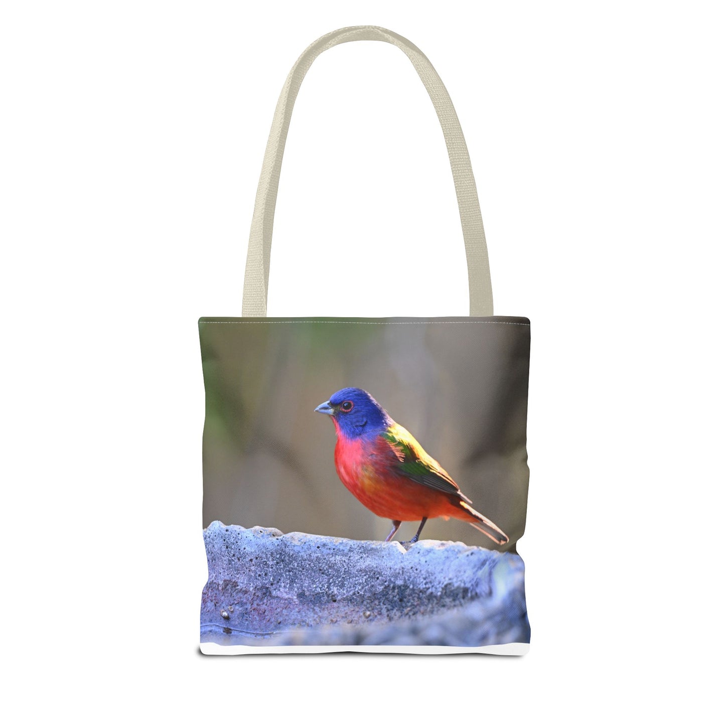 Colorful Bird Be Bold Tote Bag, Eco-Friendly Art Tote, Nature Lover Gift, Inspirational Quote Bag, Everyday Carry-All