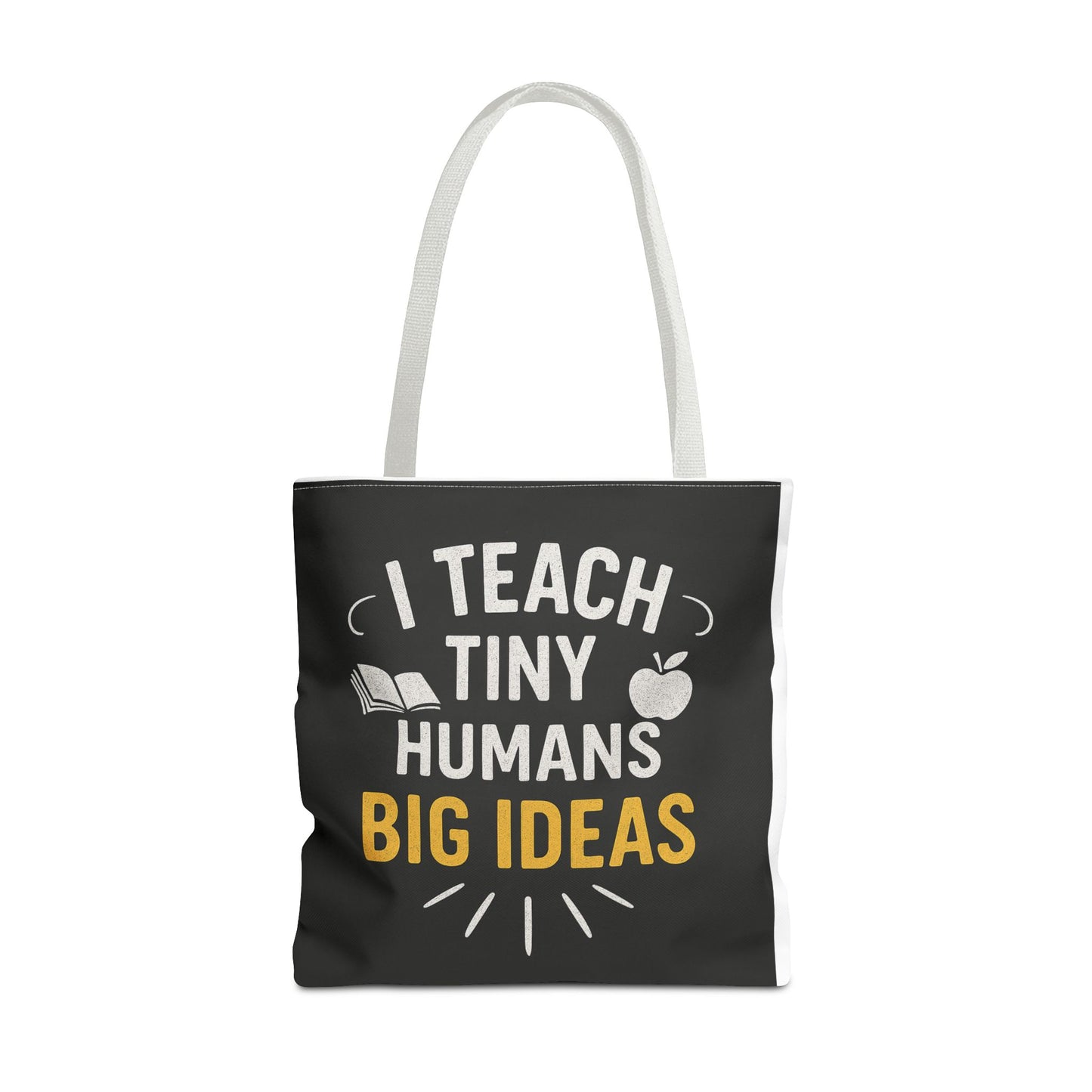 Inspirational Teacher Tote Bag - I Teach Tiny Humans Big Ideas, Perfect for Educators, Back to School, Classroom Essentials, Gifts for [...]