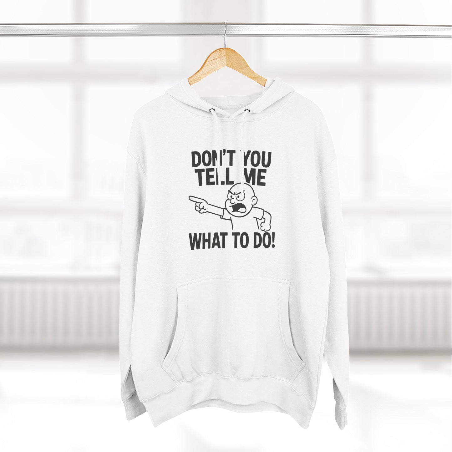 Funny Quote Fleece Hoodie, Cozy Apparel, Casual Wear, Perfect Gift for Adults, Unique Sweatshirt for Any Occasion