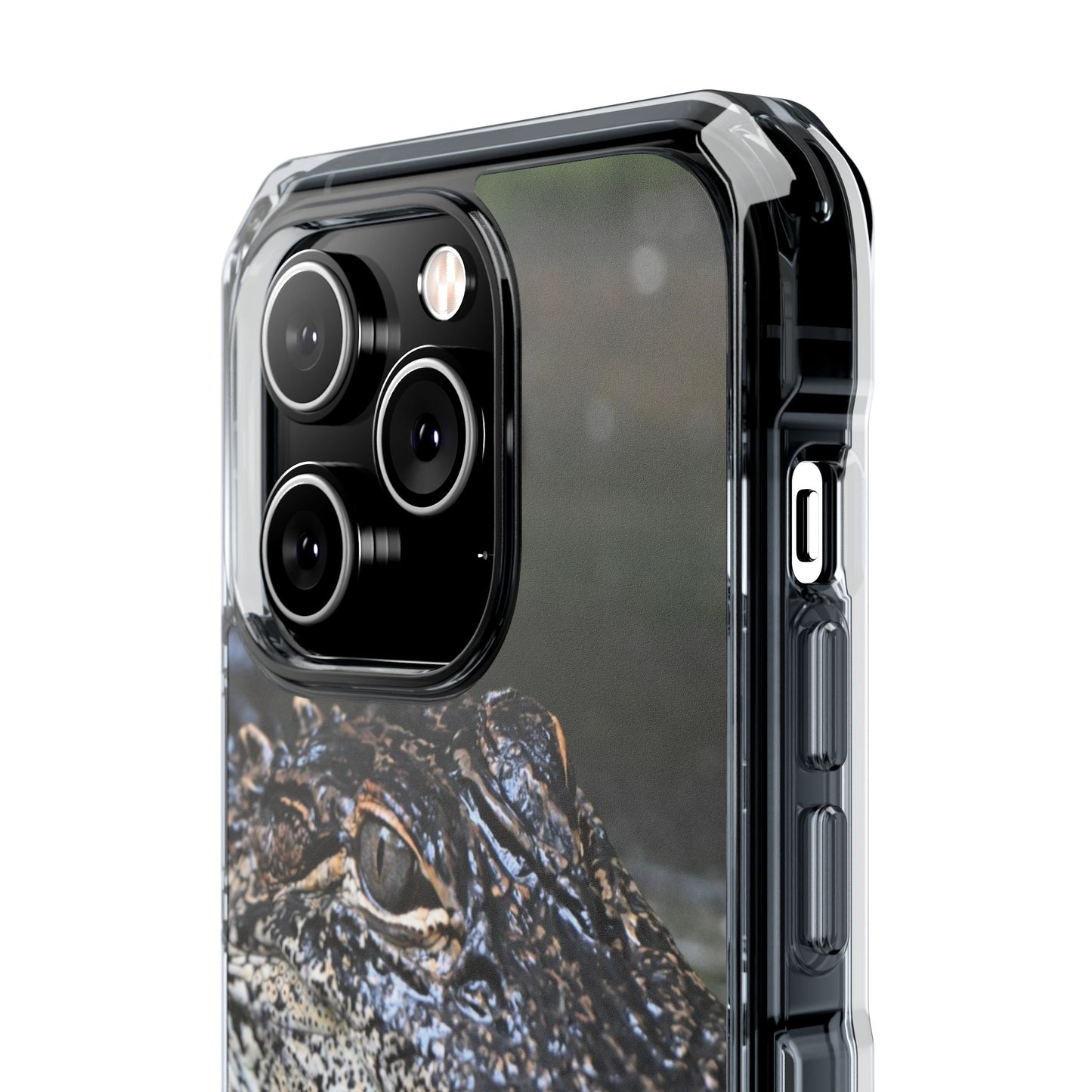 Clear Impact Phone Cases featuring Unique Wildlife Design, Alligator Art, Eco-Friendly Protection, Perfect Gift for Nature Lovers, [...]