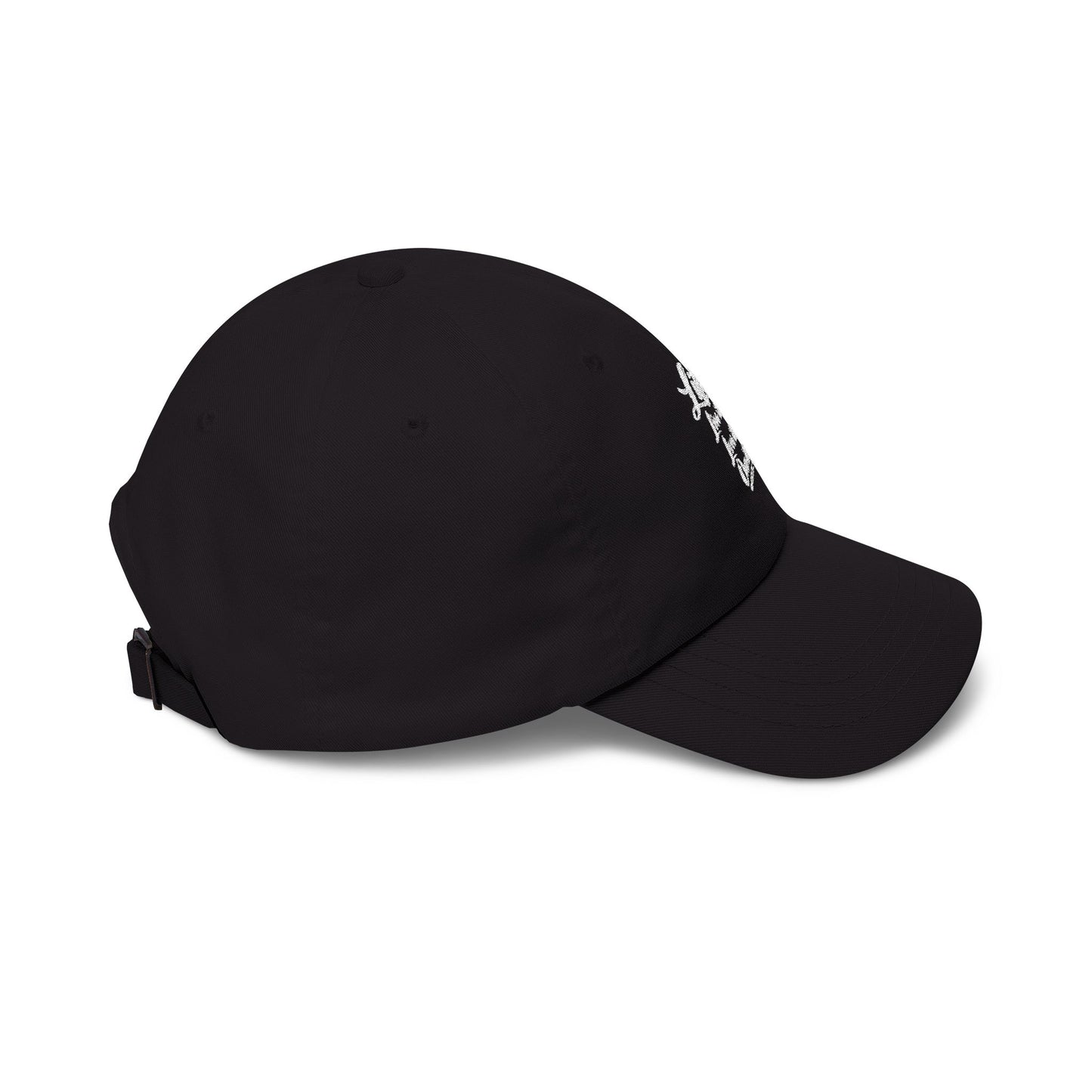 Classic Dad Cap – Minimal Embroidered White Baseball Hat