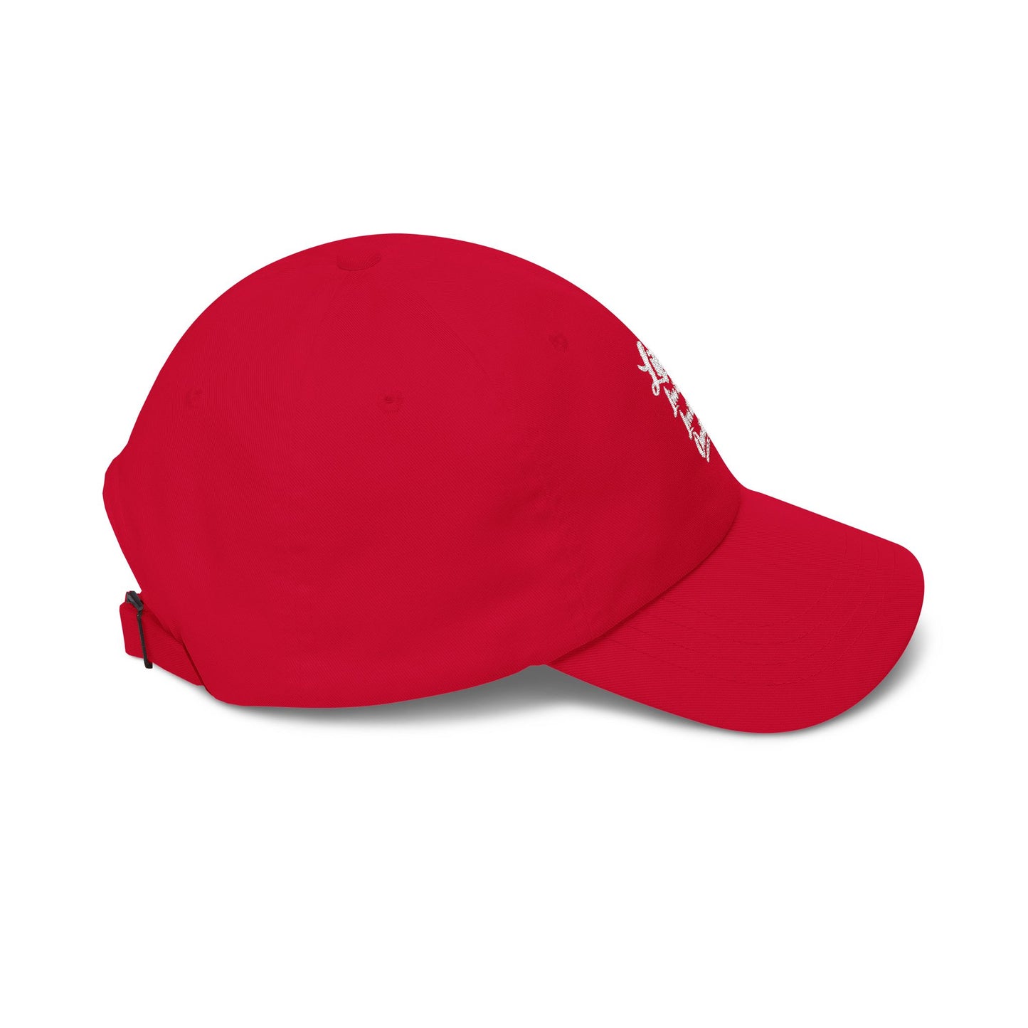 Classic Dad Cap – Minimal Embroidered White Baseball Hat