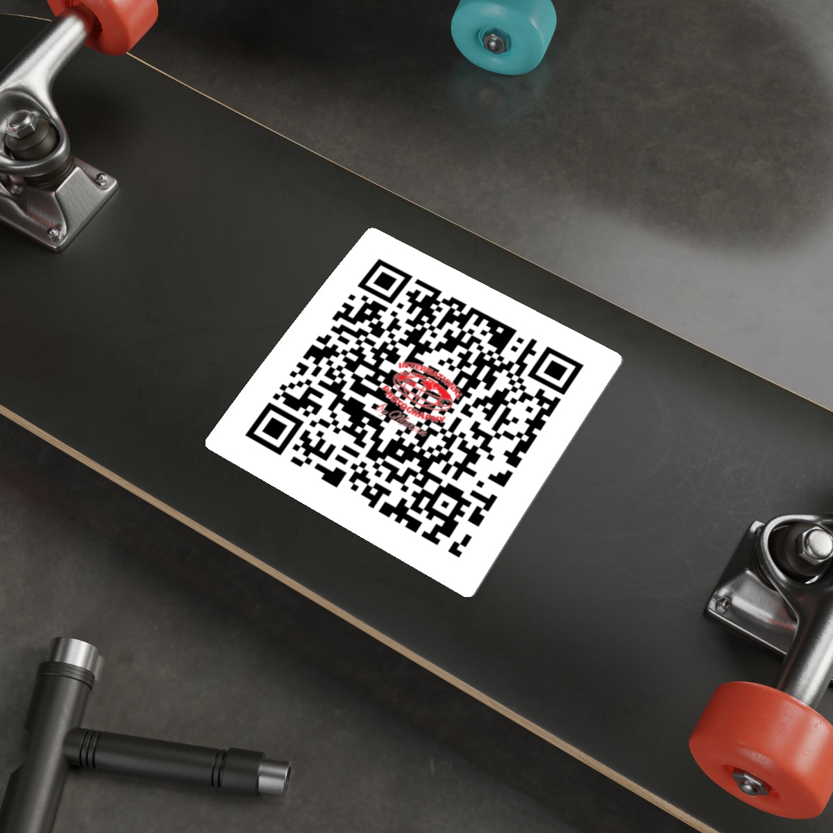 Custom QR Code Die-Cut Stickers, Laptop Decals, Personalized Stickers, Unique Gifts, Office Supplies, Fun Decor
