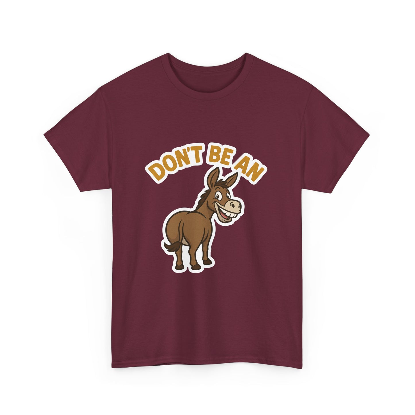 Funny Donkey Graphic Tee - Unisex Heavy Cotton Shirt