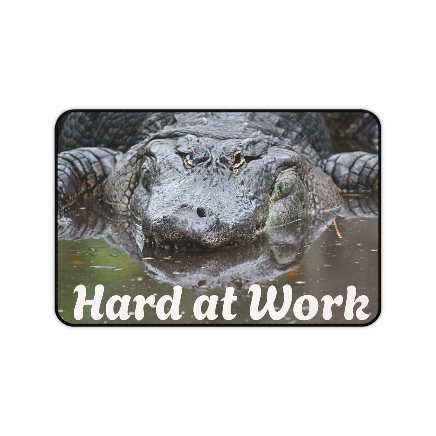 Alligator Desk Mat, Office Decor, Animal Print Desk Pad, Unique Gift for Wildlife Lovers, Desk Accessories, Computer Mat