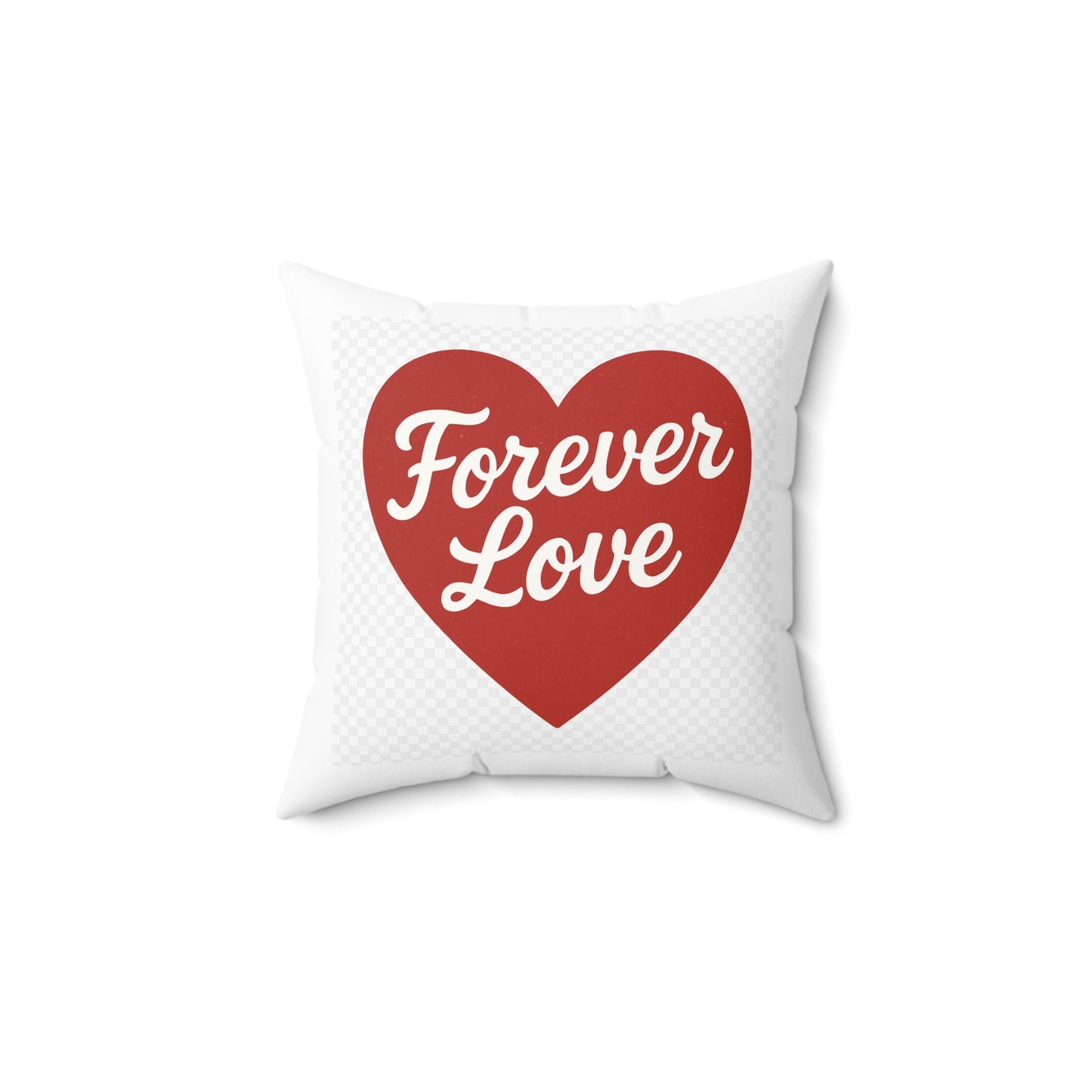 Romantic Love Pillow with Heart Design, Cozy Home Decor, Gift for Anniversary, Valentine’s Day, Wedding, Engagement, Forever Love