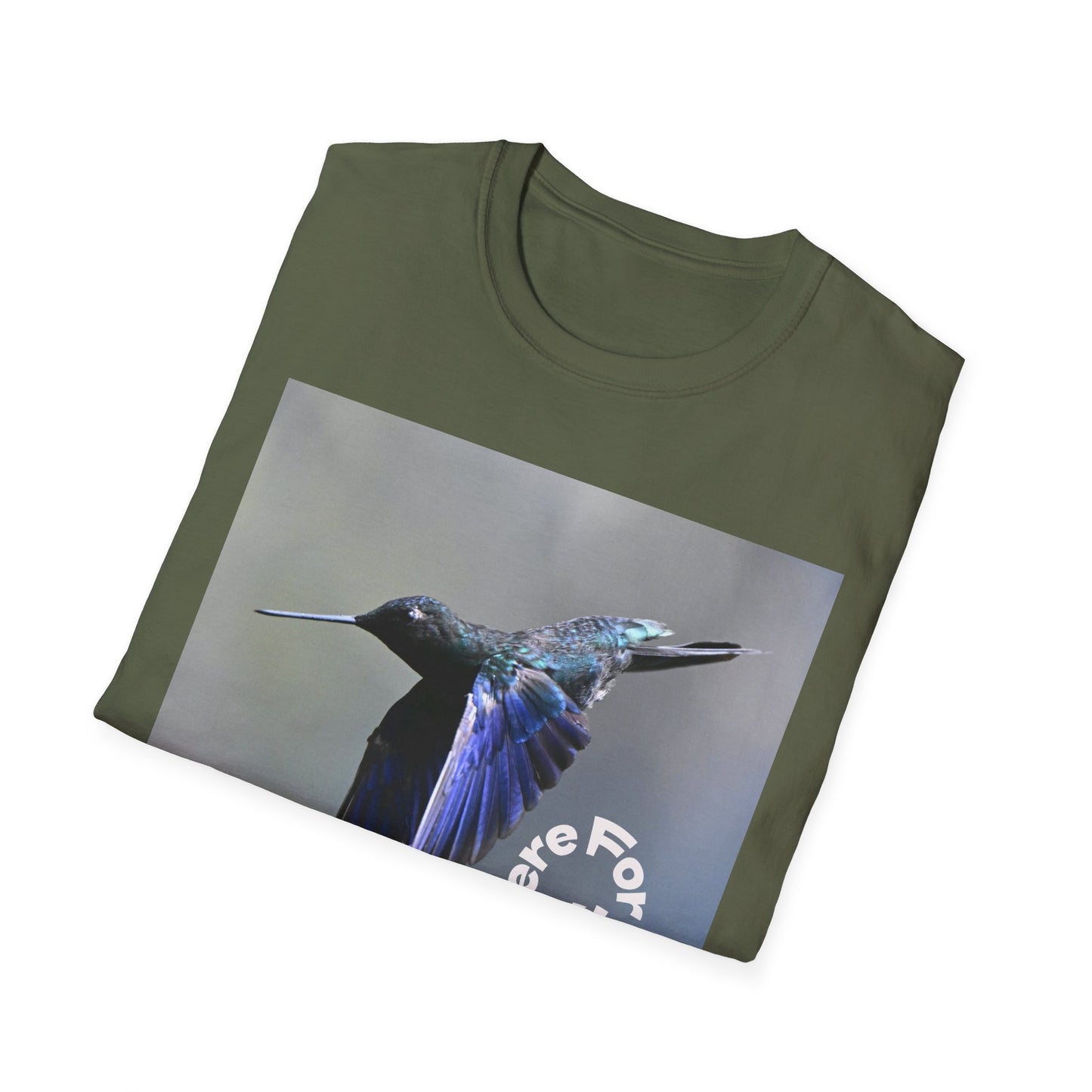 Hummingbird Photo Tee — "For the Tiny Moments" Nature T-Shirt