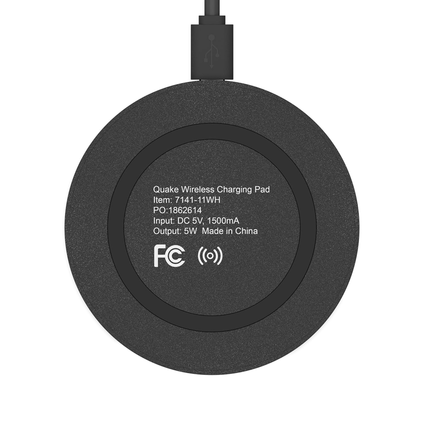 Moon Ring Wireless Charging Pad — Blue Circle Qi Charger