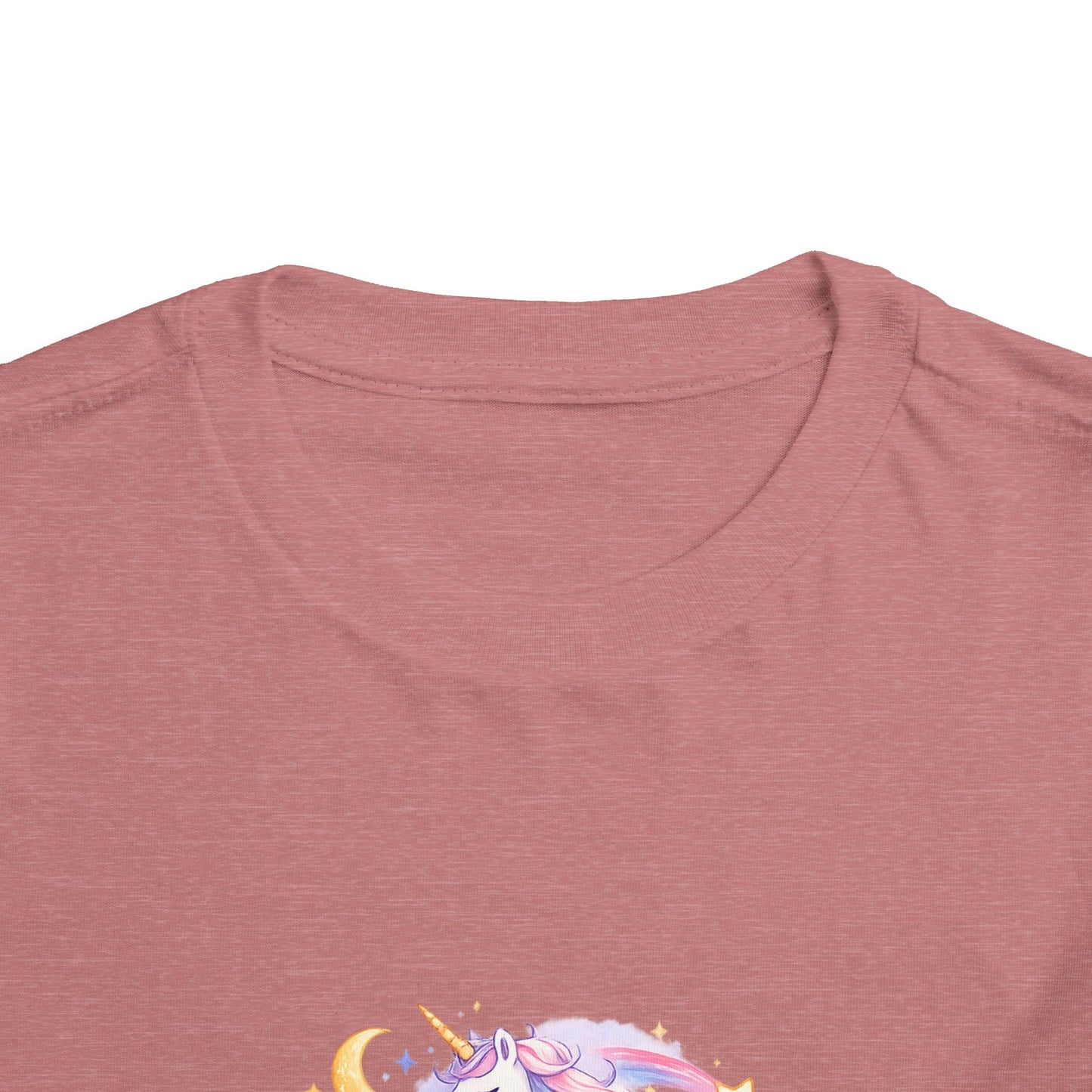 Toddler Tee — Dream Big Always Unicorn Graphic