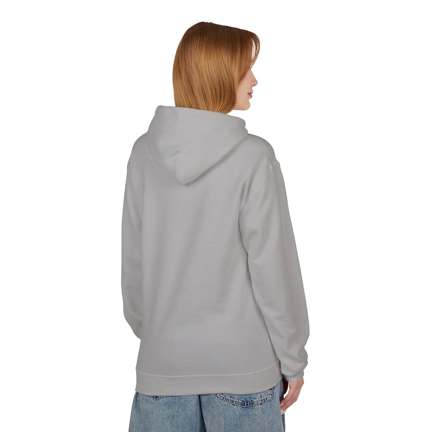 Hoodie — 'Different Not Less, Same World' Rainbow Eye Graphic