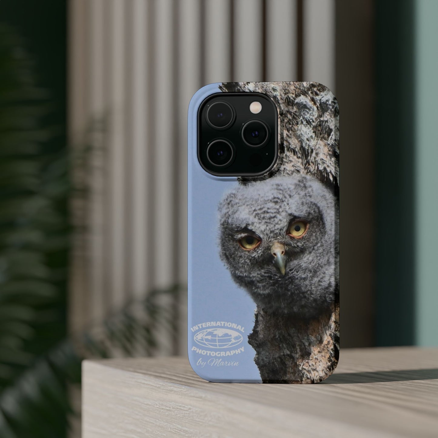 Owl Magnetic Tough Case, Wildlife Phone Case, Nature Lover Gift, Eco-Friendly Phone Cover, Customizable Phone Accessory