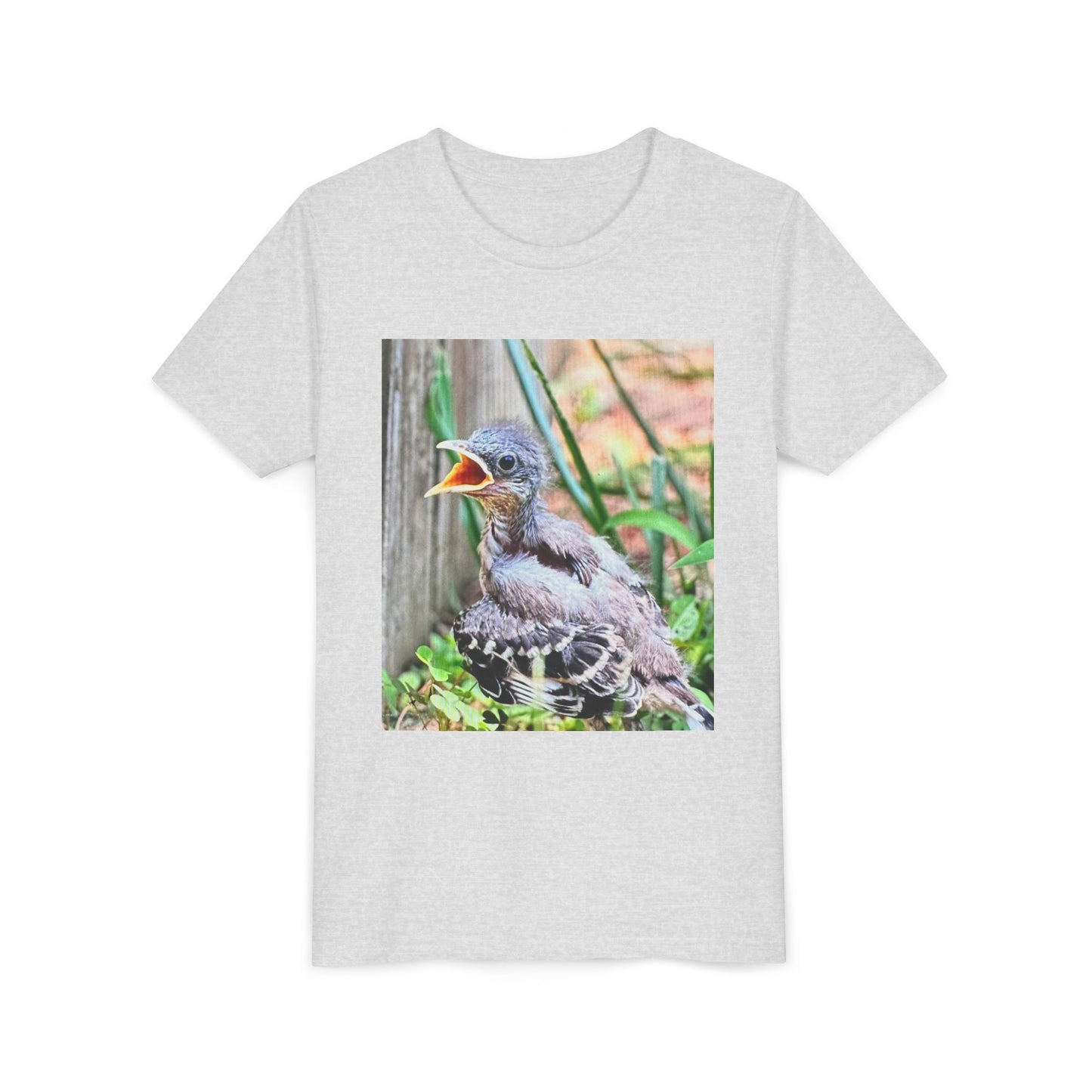 Youth Bird Graphic Tee - Cute Baby Bird T-Shirt, Nature Lovers Gift, Kids Apparel, Animal Tee, Spring Fashion, Eco-Friendly