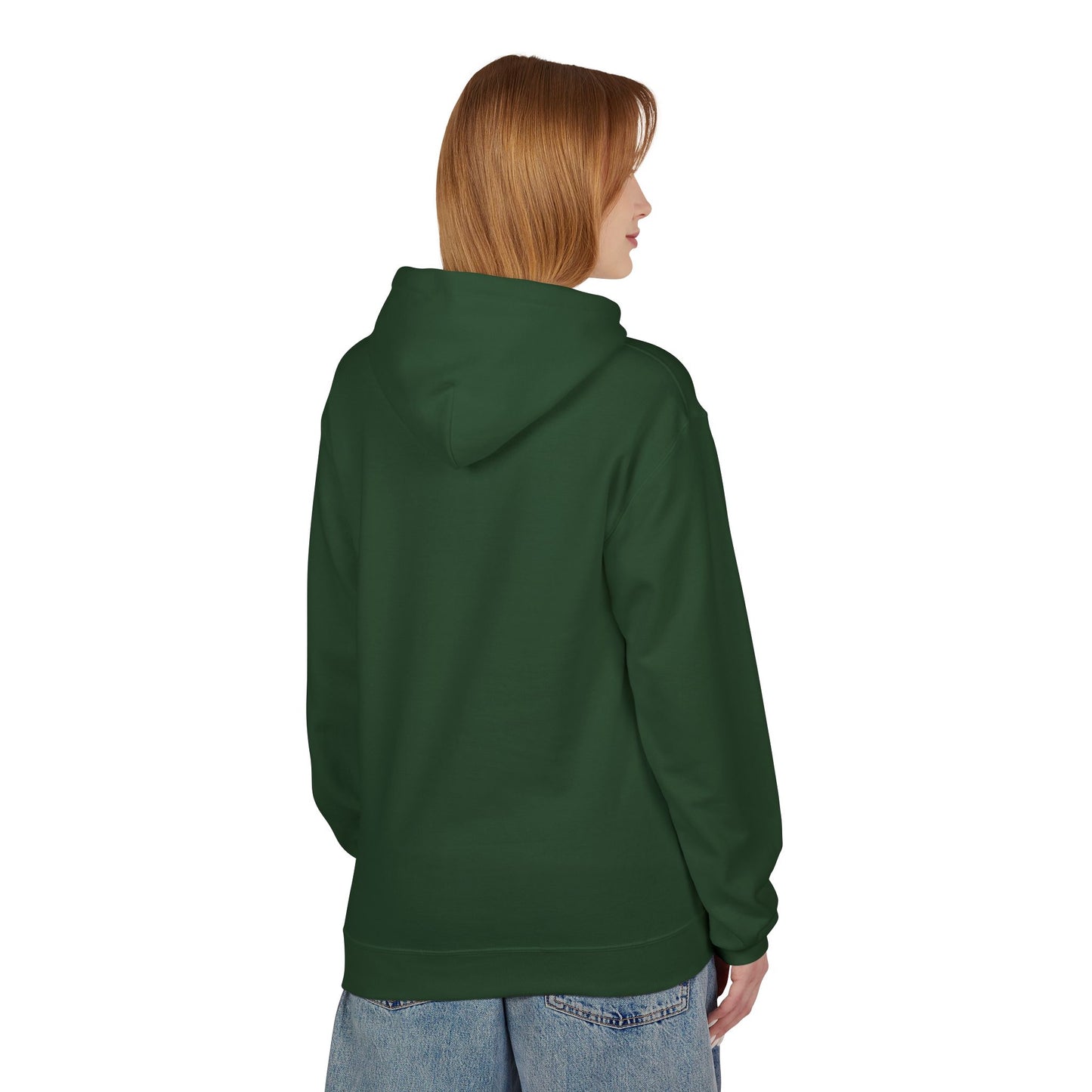 Hoodie — 'Different Not Less, Same World' Rainbow Eye Graphic
