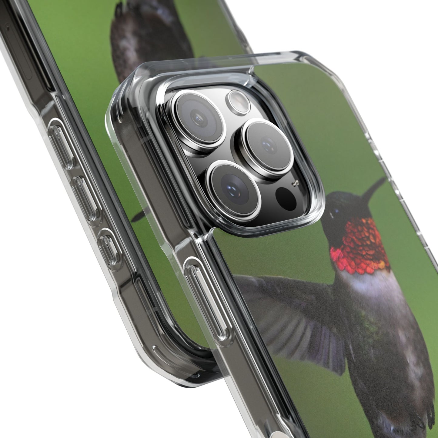 Hummingbird Phone Case with Clear Impact Design, Gift for Nature Lovers, Unique Phone Accessory, Protective Case, Bird Enthusiast Gift