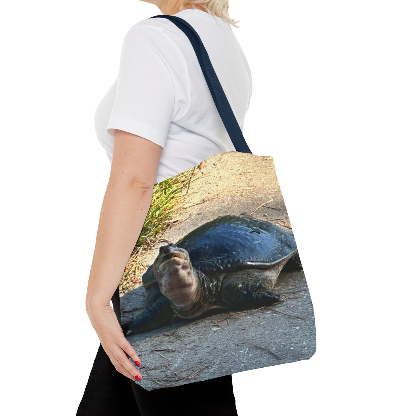 Cute Turtle Tote Bag - Eco-Friendly Beach Bag, Reusable Grocery Tote, Animal Lover Gift, Nature-Inspired Accessory, Perfect for Summer