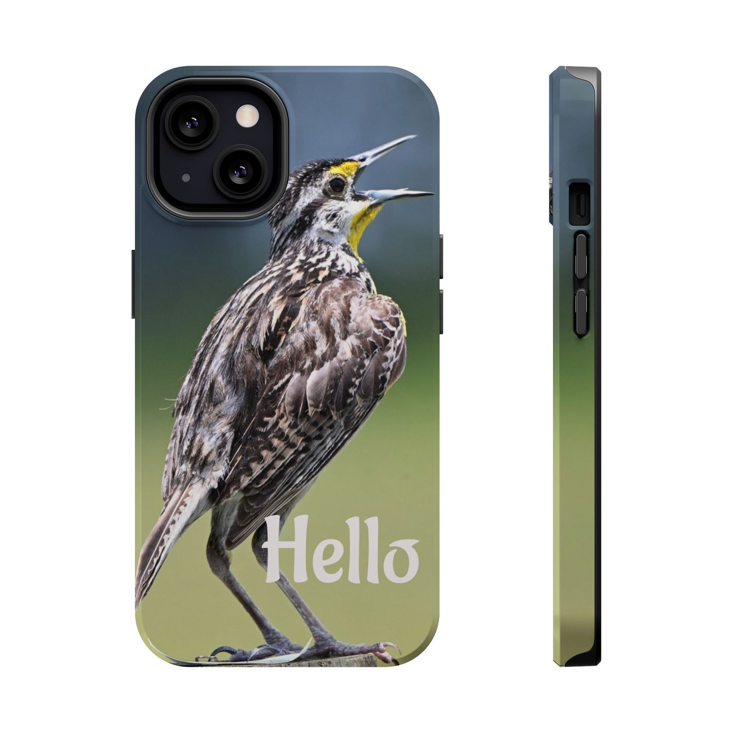 Bird-Themed Magnetic Tough Cases with 'Hello', Stylish Phone Protectors, Gifts for Nature Lovers, Birdwatching Accessories, Wildlife [...]