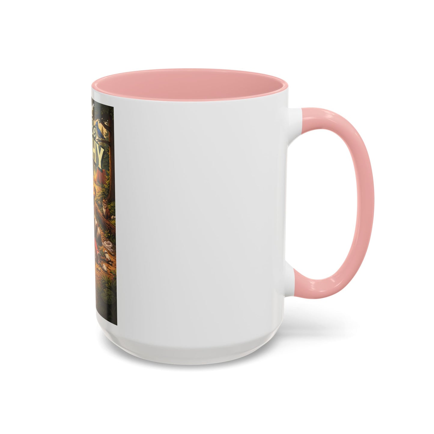 Don't Be Trashy Raccoon Coffee Mug (Accent, 11/15oz)