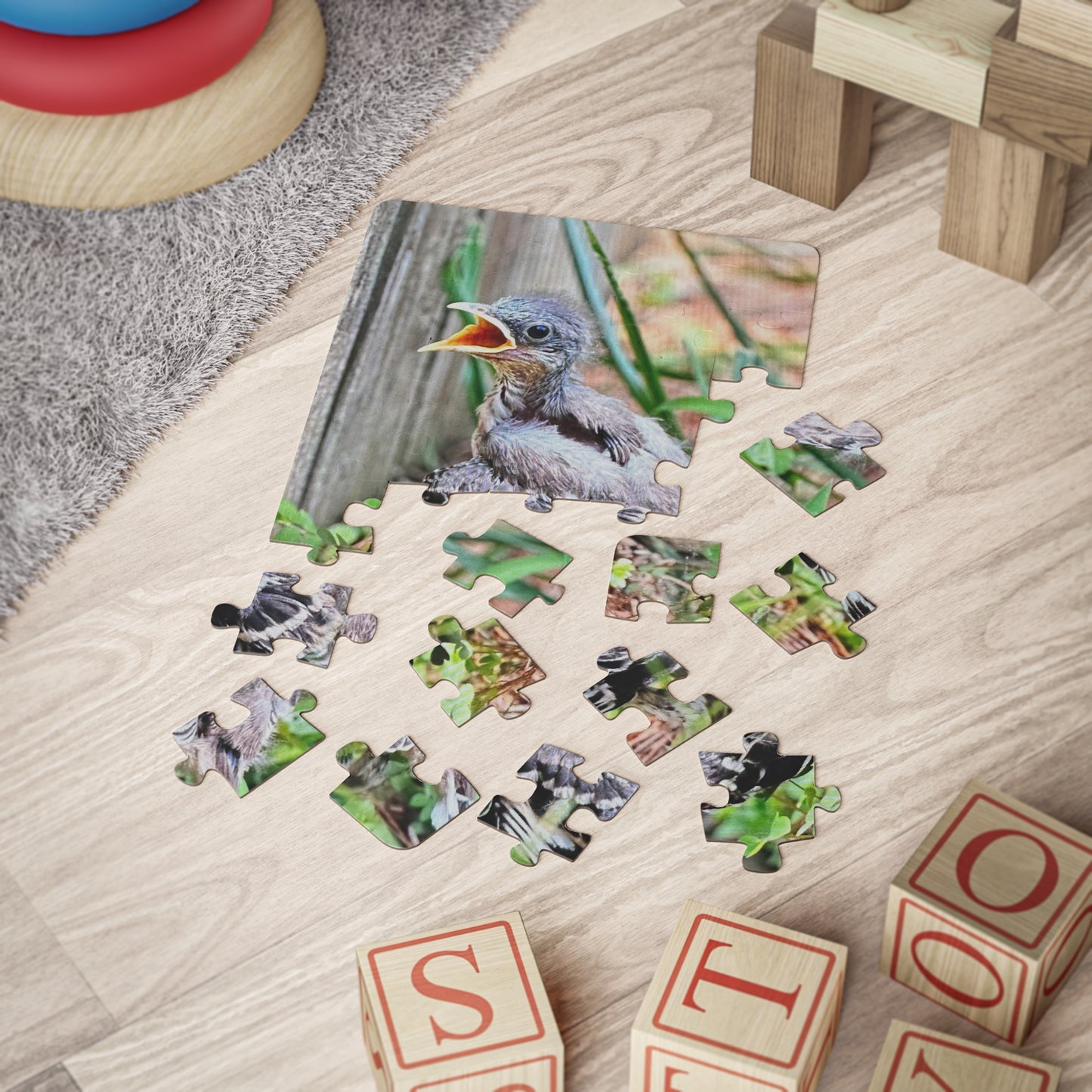 Kids' Nature Puzzle - 30-Piece Interactive Fun, Educational Activity, Bird Puzzle Gift, Toddler Toys, Wildlife Learning