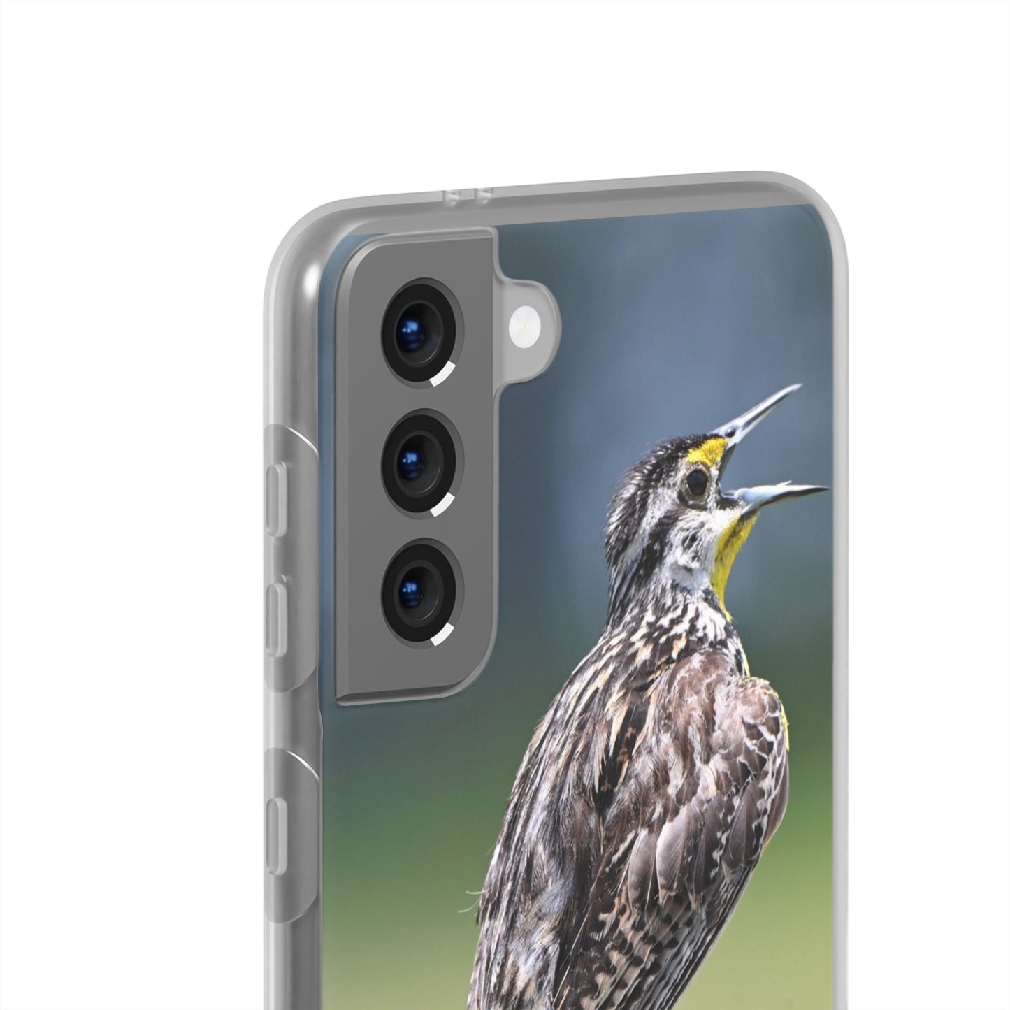 Singing Meadowlark Phone Case – Nature Bird Photo Flexi Case