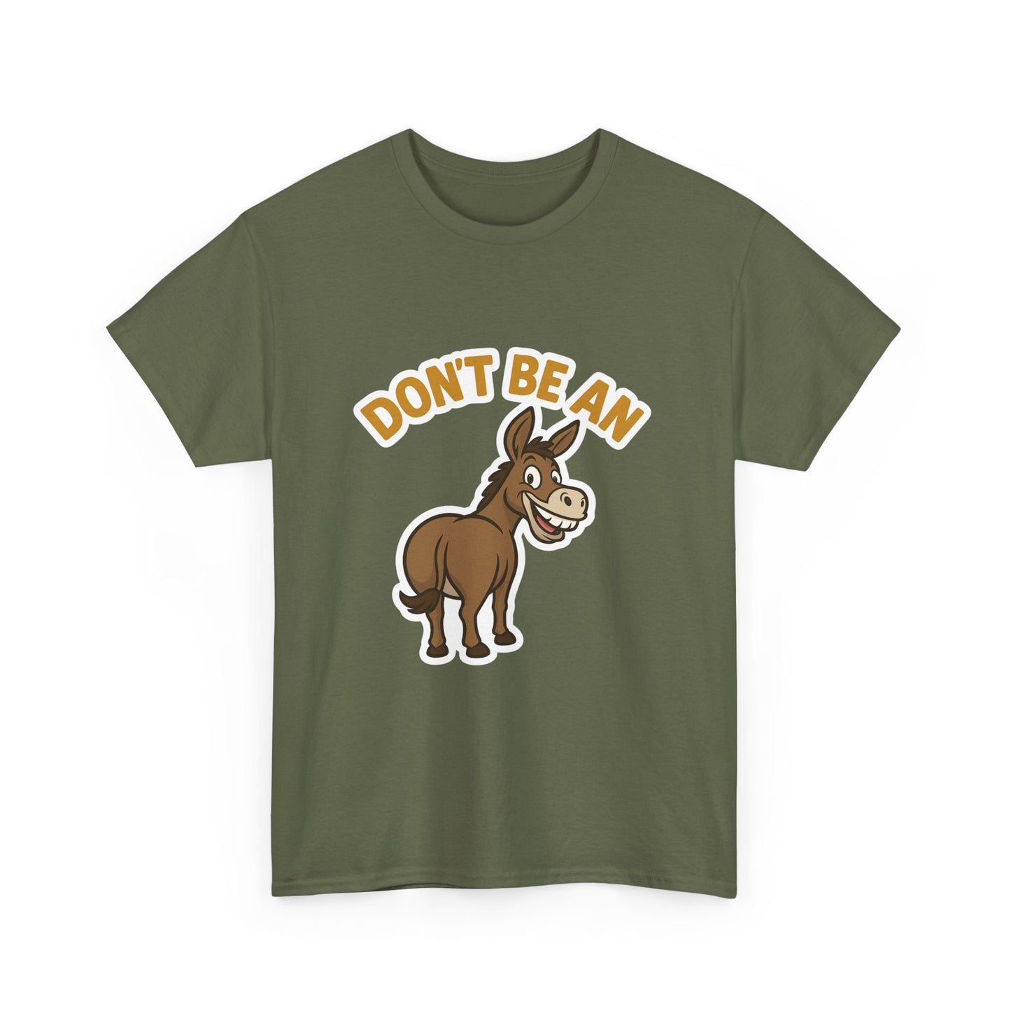 Funny Donkey Graphic Tee - Unisex Heavy Cotton Shirt