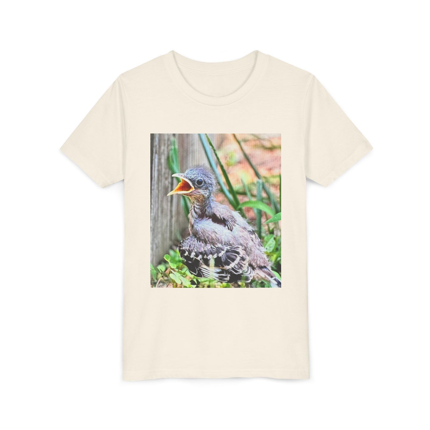 Youth Bird Graphic Tee - Cute Baby Bird T-Shirt, Nature Lovers Gift, Kids Apparel, Animal Tee, Spring Fashion, Eco-Friendly