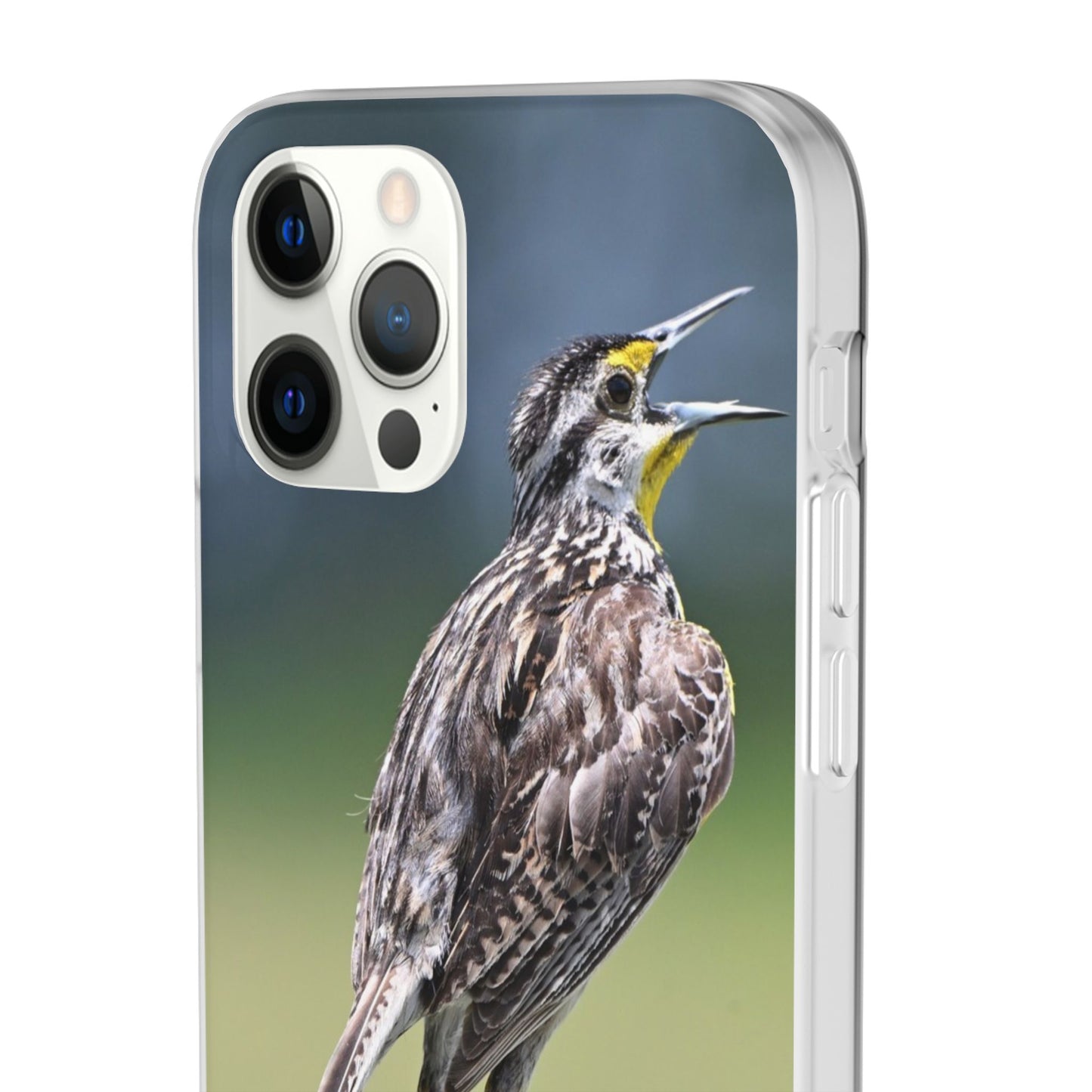 Singing Meadowlark Phone Case – Nature Bird Photo Flexi Case