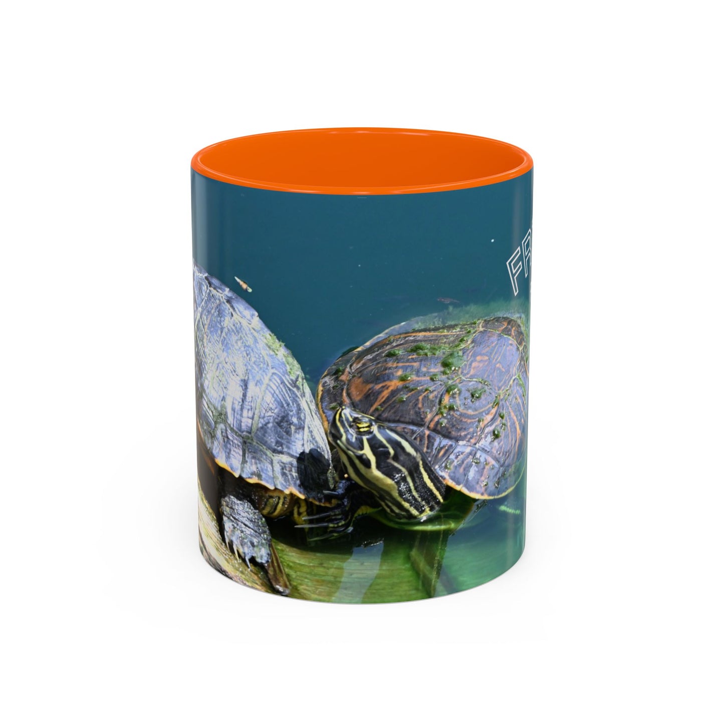 Friends Forever Turtle Accent Coffee Mug — 11/15oz Gift for Animal Lovers