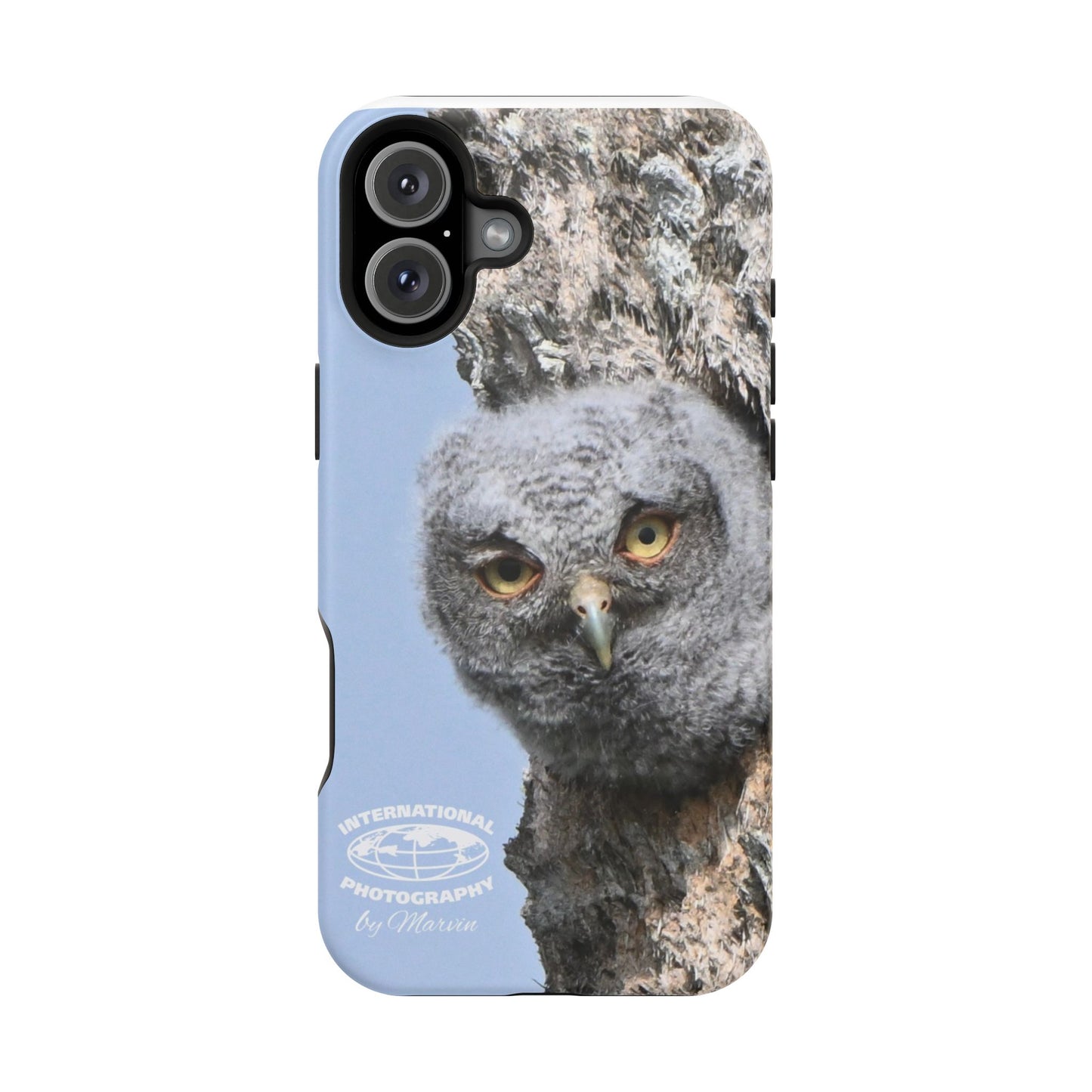 Owl Magnetic Tough Case, Wildlife Phone Case, Nature Lover Gift, Eco-Friendly Phone Cover, Customizable Phone Accessory