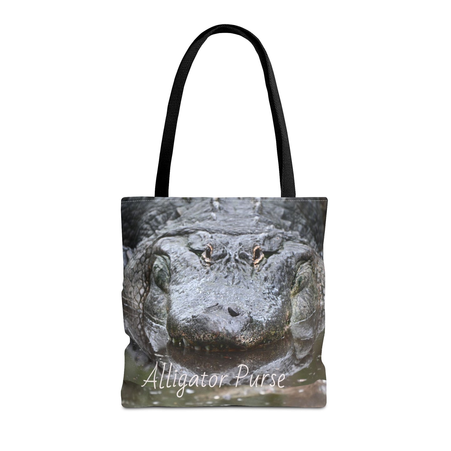 Alligator Print Tote Bag, Wildlife Lover Gift, Eco-Friendly Bag, Beach Tote, Animal Lovers' Accessory, Unique Alligator Purse