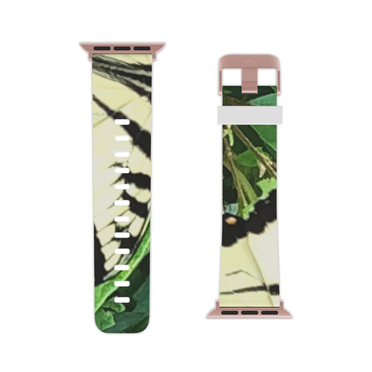 Stylish Apple Watch Band - Butterfly Design, Floral Watch Strap, Unique Gift for Her, Birthday Present, Trendy Accessory