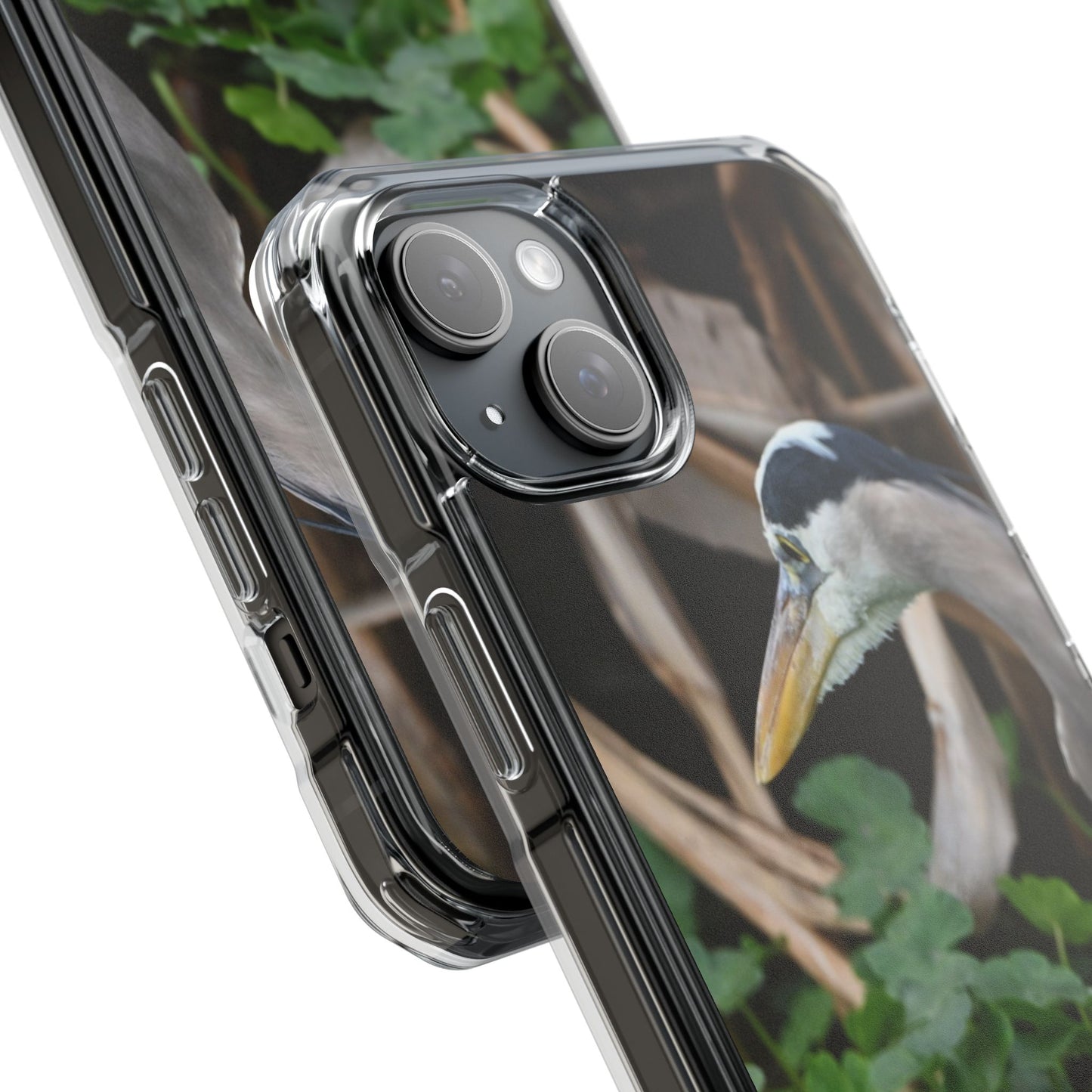 Great Blue Heron Phone Case with Clear Impact Design, Gift for Nature Lovers, Unique Phone Accessory, Protective Case, Bird Enthusiast Gift