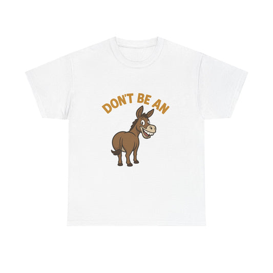 Funny Donkey Graphic Tee - Unisex Heavy Cotton Shirt