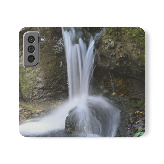 Scenic Waterfall Flip Case, Nature Phone Wallet, Eco-Friendly Phone Accessory, Gift for Nature Lovers, Travel Must-Have
