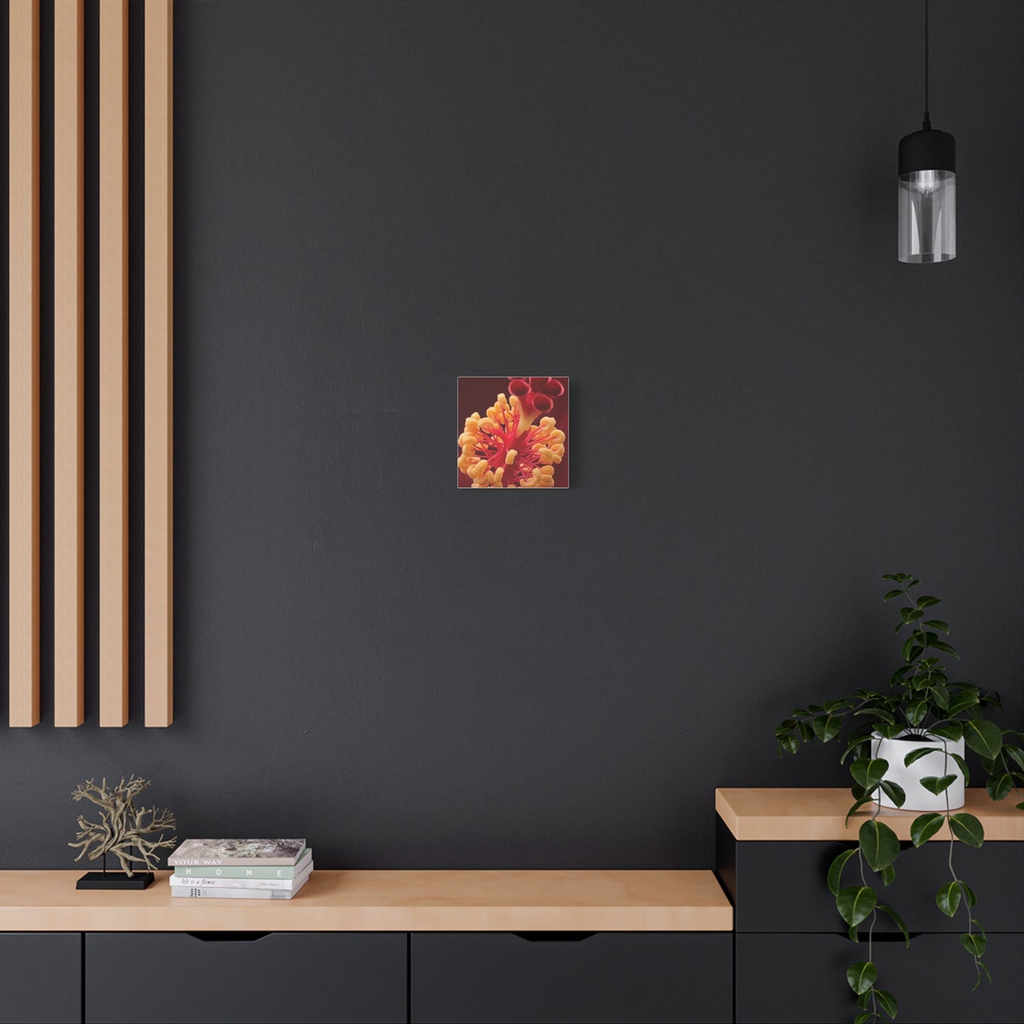 Floral Canvas Art Print, Stretched Wall Decor, Home Decor, Botanical Artwork, Modern Wall Art, Gift for Flower Lovers