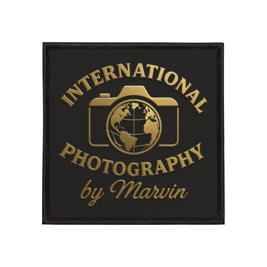 International Photography Iron-On Patches, Custom Embroidery Patches, Creative Denim Decor, Photography Gift, Unique Clothing Accessories