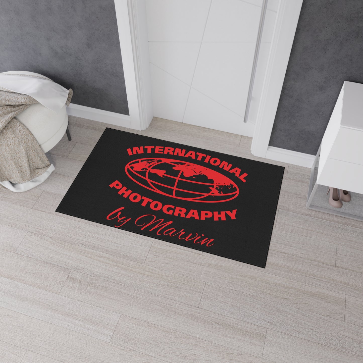 Heavy Duty Floor Mat - International Photography Decor, Photography Studio Accessory, Custom Welcome Mat, Gift for Photographers, [...]