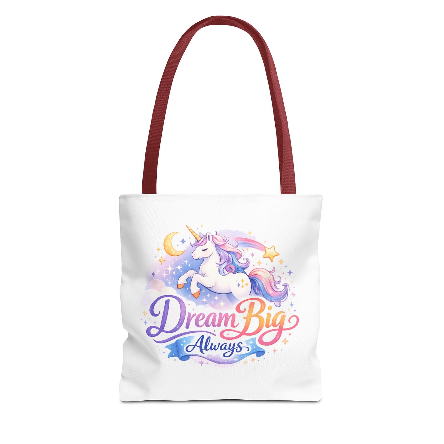 Unicorn 'Dream Big Always' Tote Bag