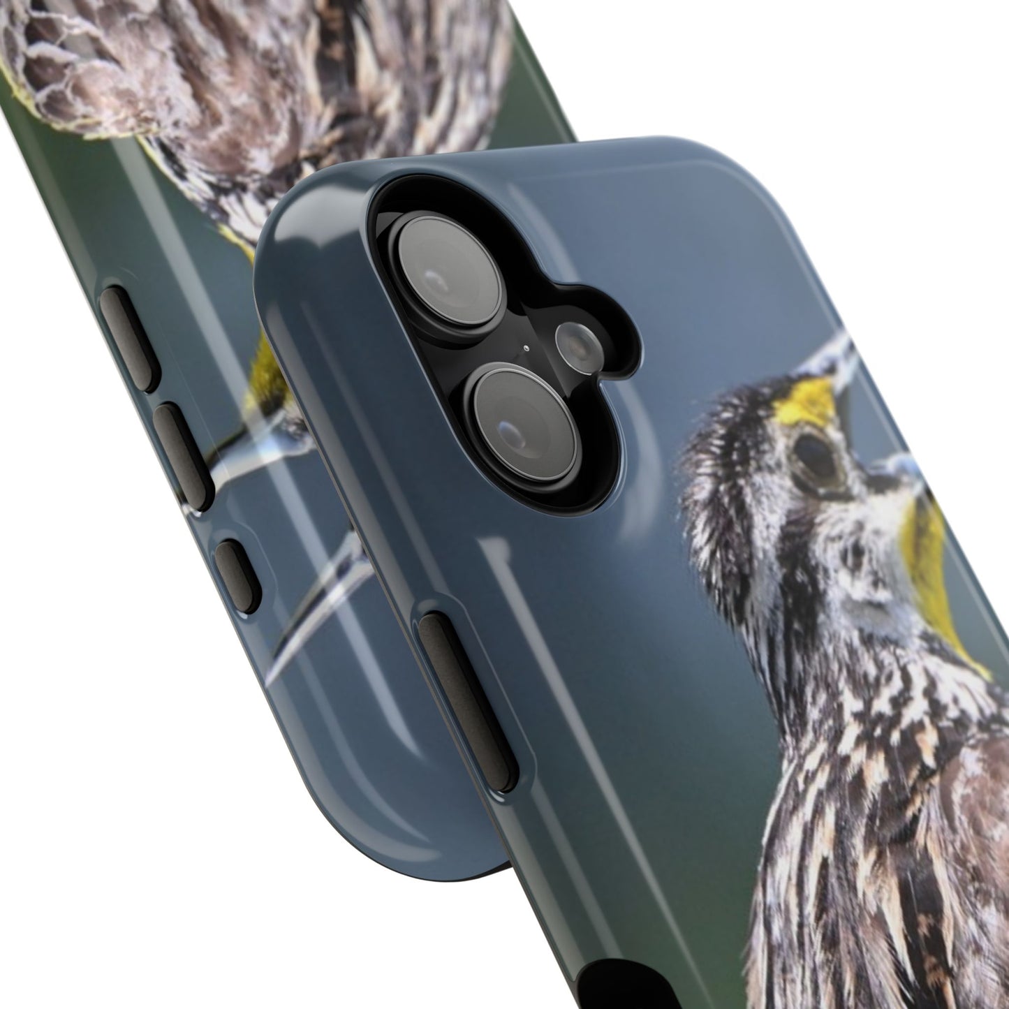 Western Meadowlark Photo Phone Case — Impact-Resistant Protective Cover