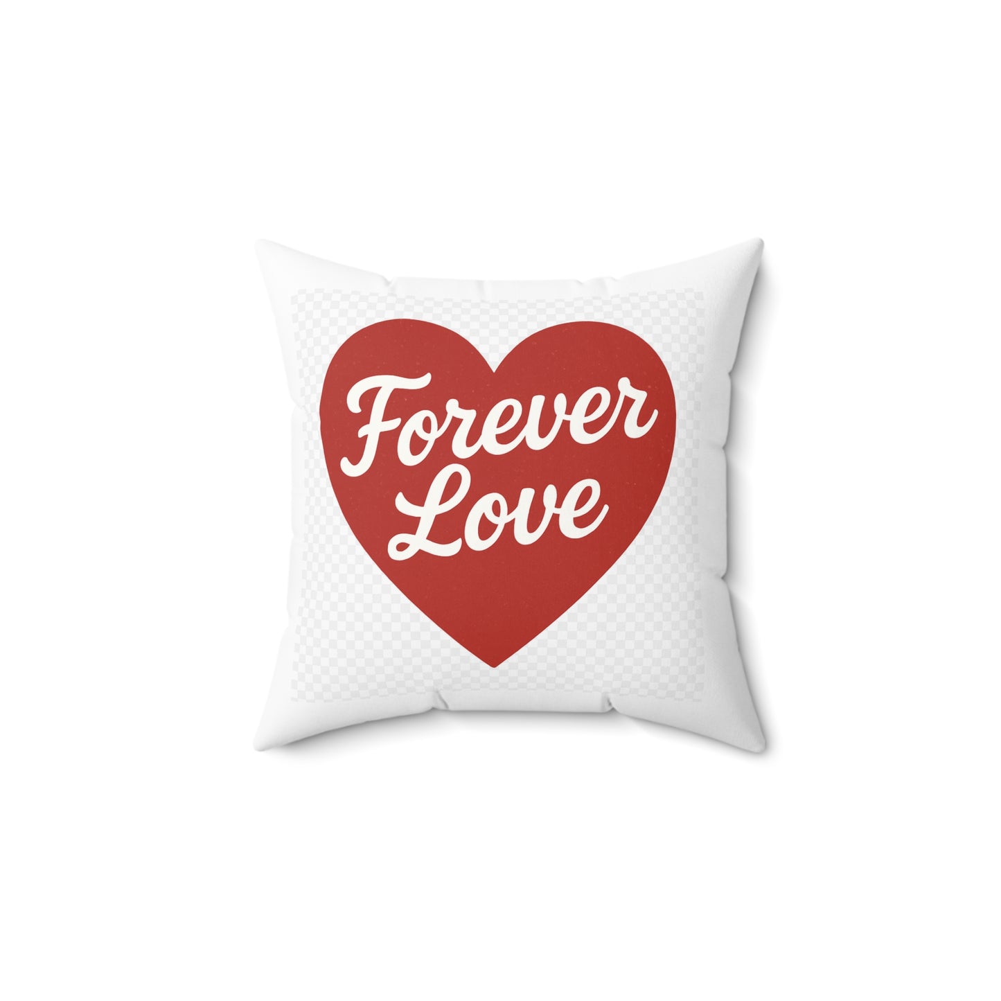 Romantic Love Pillow with Heart Design, Cozy Home Decor, Gift for Anniversary, Valentine’s Day, Wedding, Engagement, Forever Love