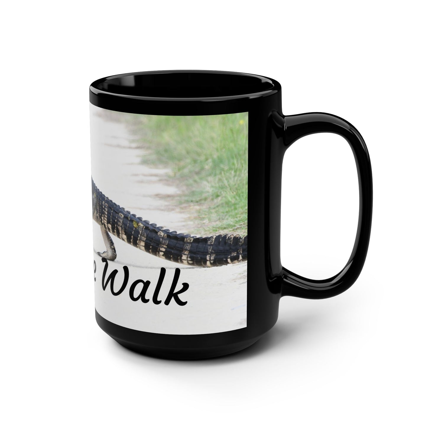 Crocodile Walk Mug - Fun Coffee Cup Gift for Animal Lovers, Great for Birthdays, Nature Lovers, Home Décor, Unique Gift Ideas
