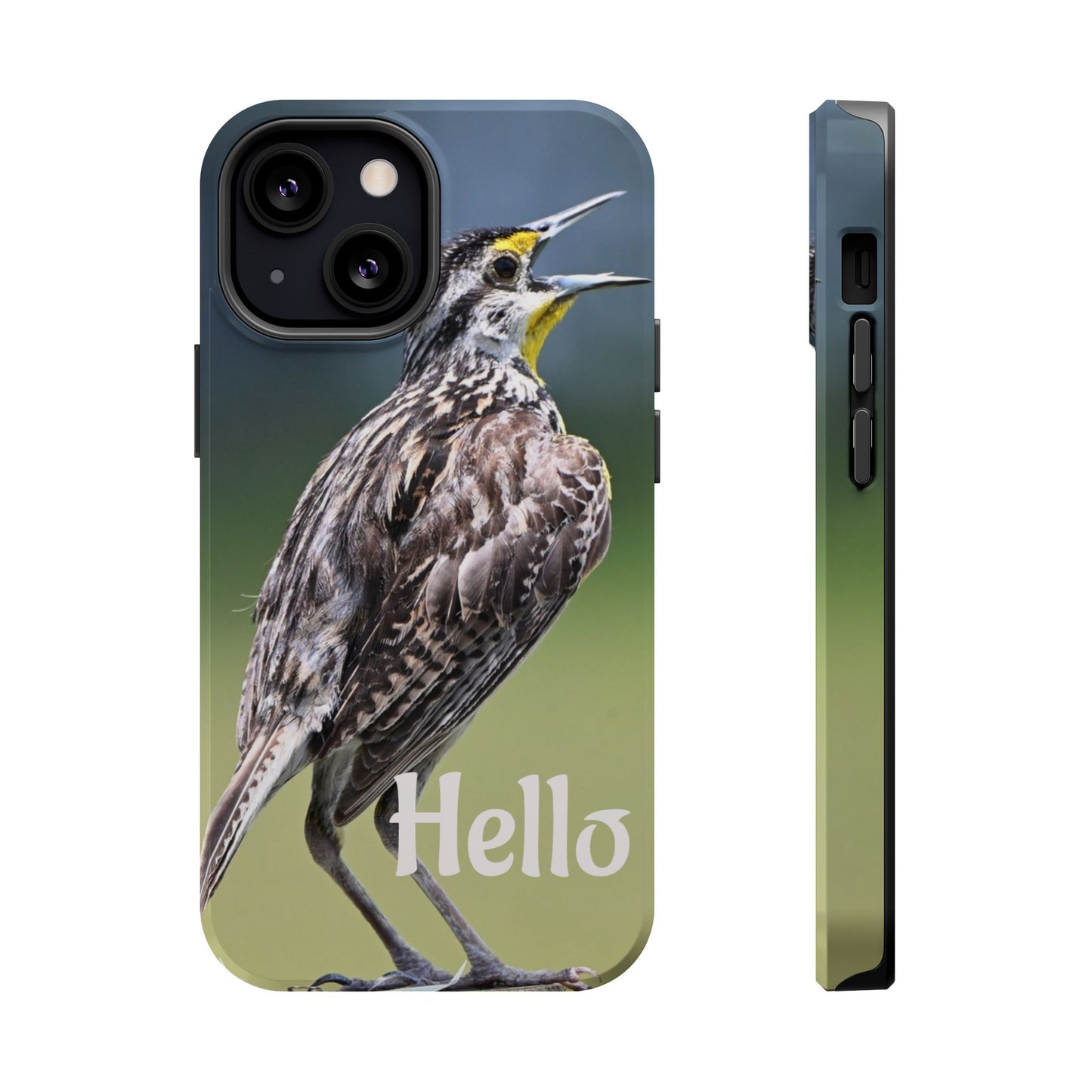 Bird-Themed Magnetic Tough Cases with 'Hello', Stylish Phone Protectors, Gifts for Nature Lovers, Birdwatching Accessories, Wildlife [...]