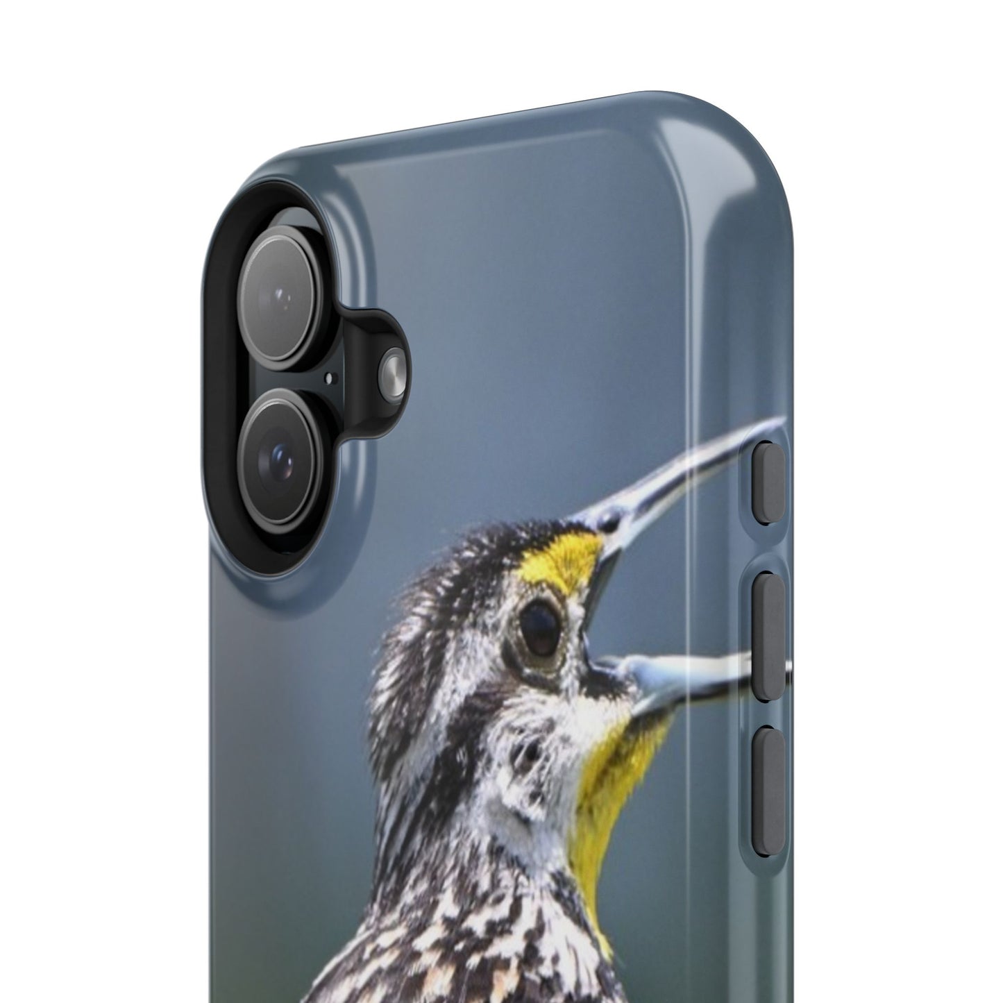 Western Meadowlark Photo Phone Case — Impact-Resistant Protective Cover