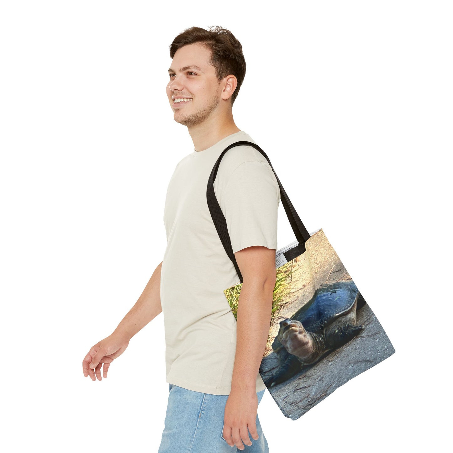 Cute Turtle Tote Bag - Eco-Friendly Beach Bag, Reusable Grocery Tote, Animal Lover Gift, Nature-Inspired Accessory, Perfect for Summer