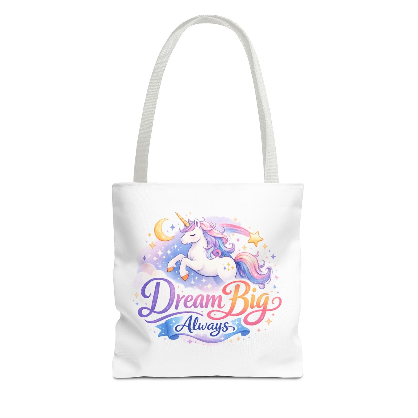 Unicorn 'Dream Big Always' Tote Bag