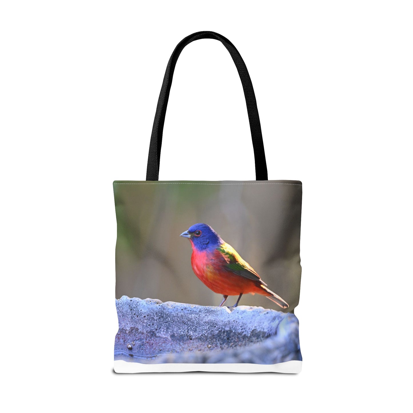 Colorful Bird Be Bold Tote Bag, Eco-Friendly Art Tote, Nature Lover Gift, Inspirational Quote Bag, Everyday Carry-All