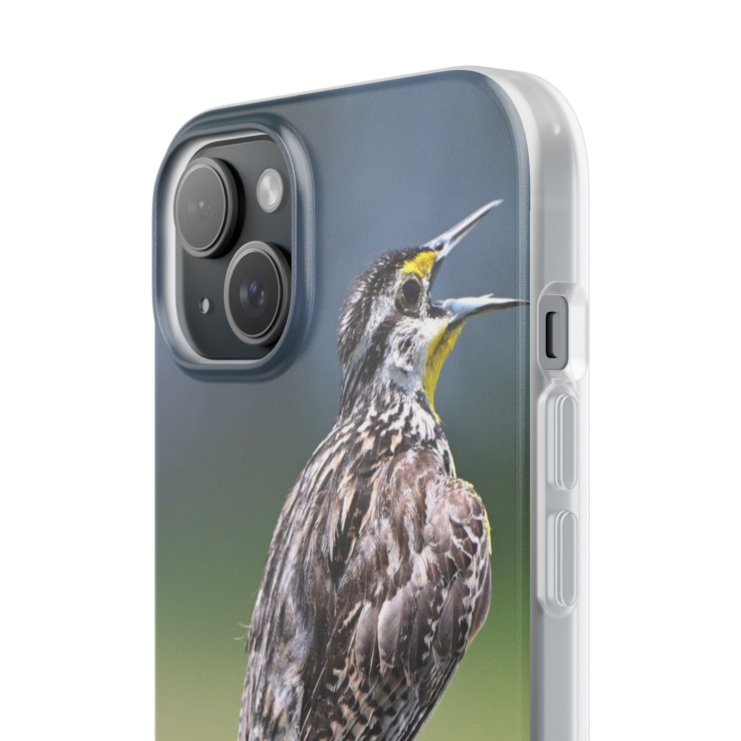 Singing Meadowlark Phone Case – Nature Bird Photo Flexi Case