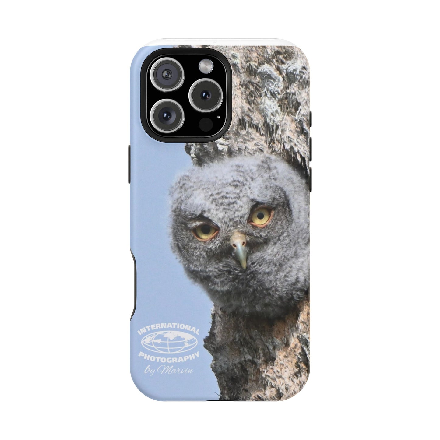 Owl Magnetic Tough Case, Wildlife Phone Case, Nature Lover Gift, Eco-Friendly Phone Cover, Customizable Phone Accessory