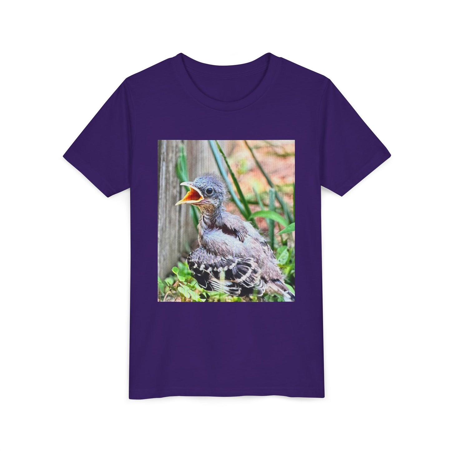 Youth Bird Graphic Tee - Cute Baby Bird T-Shirt, Nature Lovers Gift, Kids Apparel, Animal Tee, Spring Fashion, Eco-Friendly
